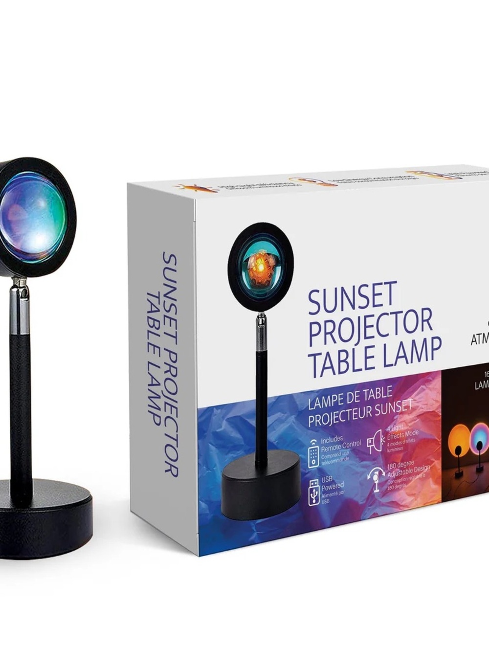 Sunset Projector Table Lamp - Black